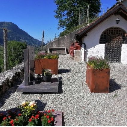 Corten pour les jardins du souvenir.